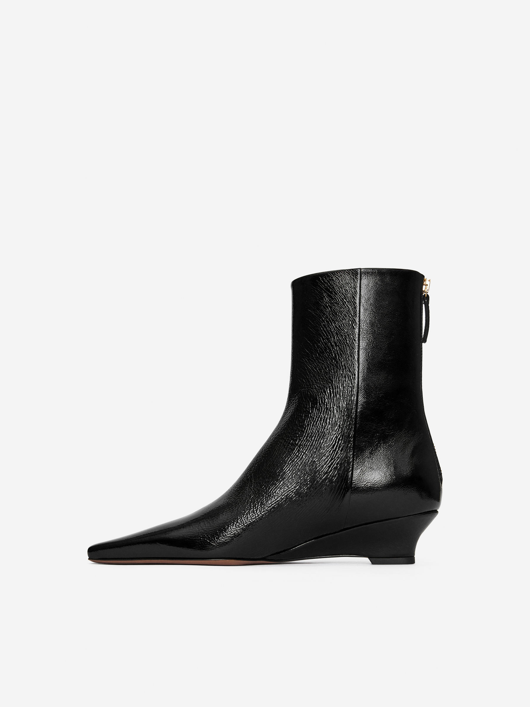 Wedge Ankle Boots – Black – Women – ARKET GB | Arket UK