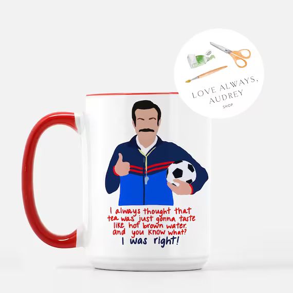 Ted Lasso Inspired Mug FREE SHIPPING | Etsy | Etsy (US)