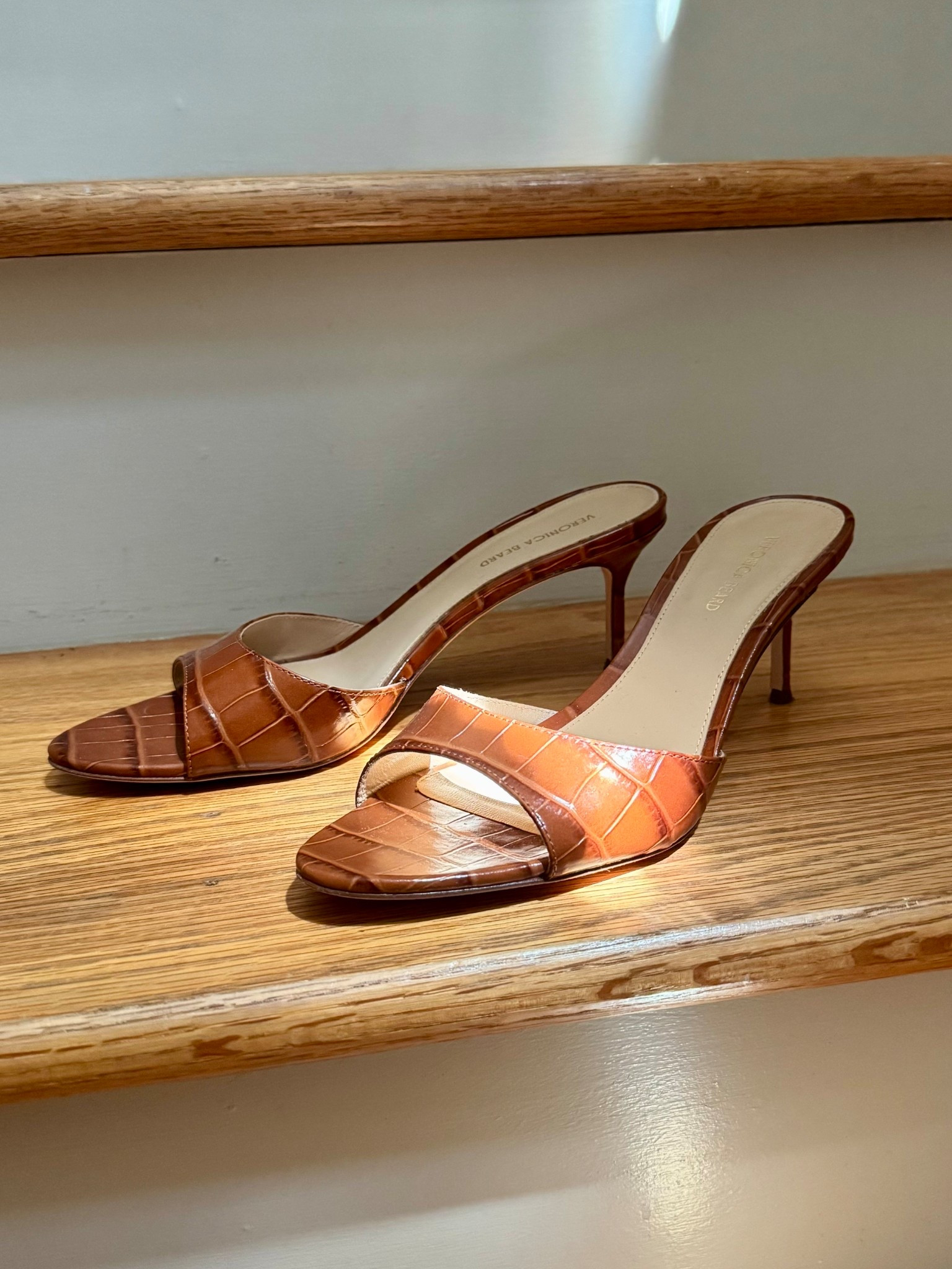 My favorite heels of the year are on sale!!! Brown leather, croc embossed, perfect heel height…I can wear these and be on my feet all night! ✨✨✨🤎🤎🤎 Plus, my other shoe picks from the sale! 

#LTKSaleAlert #LTKShoeCrush