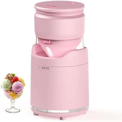 BRIOBITE Ice Cream Maker,Rechargeable Soft Ice Cream Machine with Low Noise,Compact for 1-2 Servi... | Amazon (US)