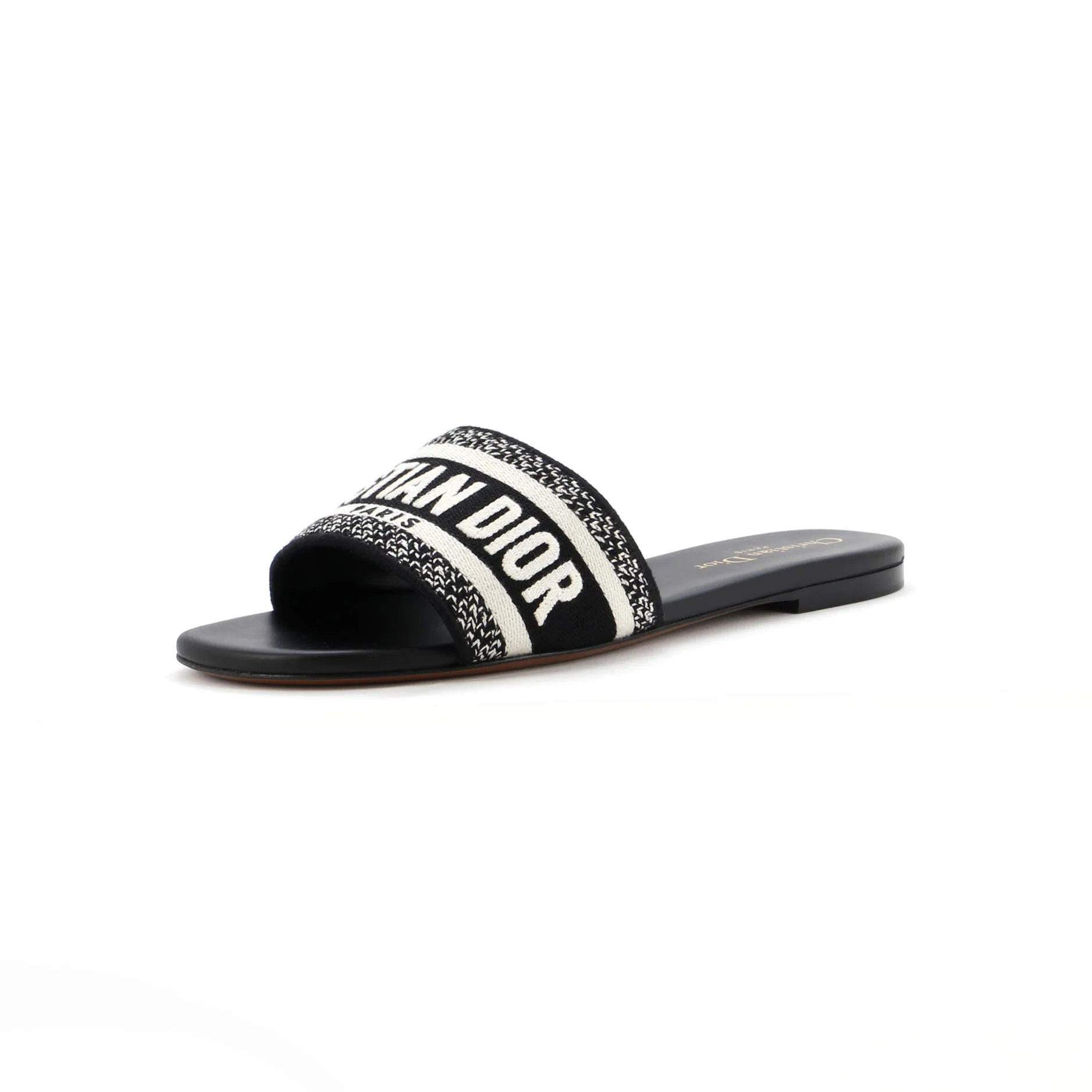 Women's Dway Flat Sandals Embroidered Canvas | Shop Simon