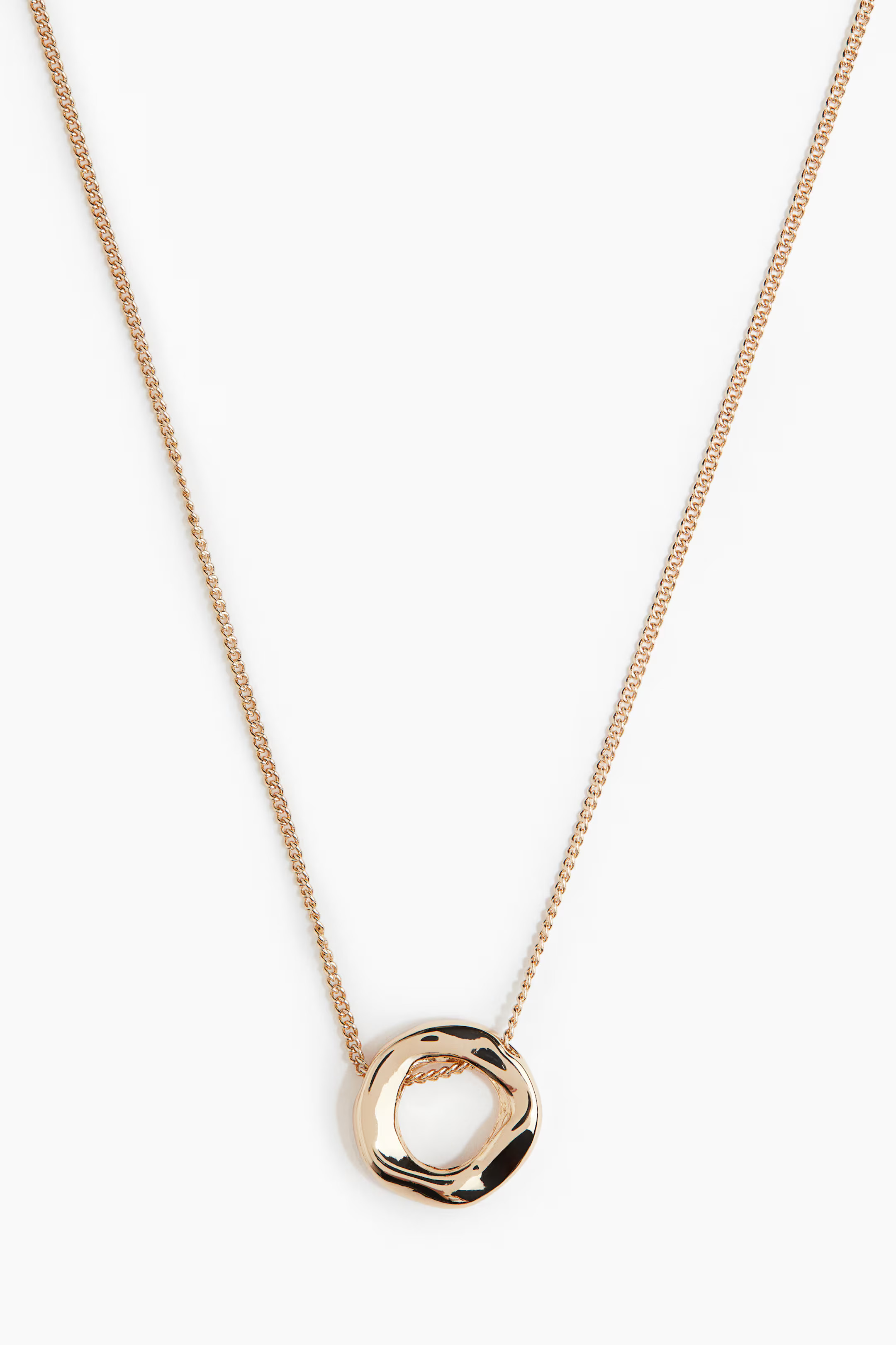 Necklace with Ring Pendant - Gold-colored - Ladies | H&M US | H&M (US + CA)