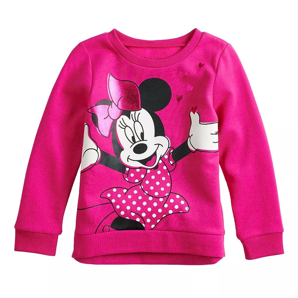 Disney's Minnie Mouse Toddler Girl Softest Fleece Pullover by Jumping Beans® | Kohl's