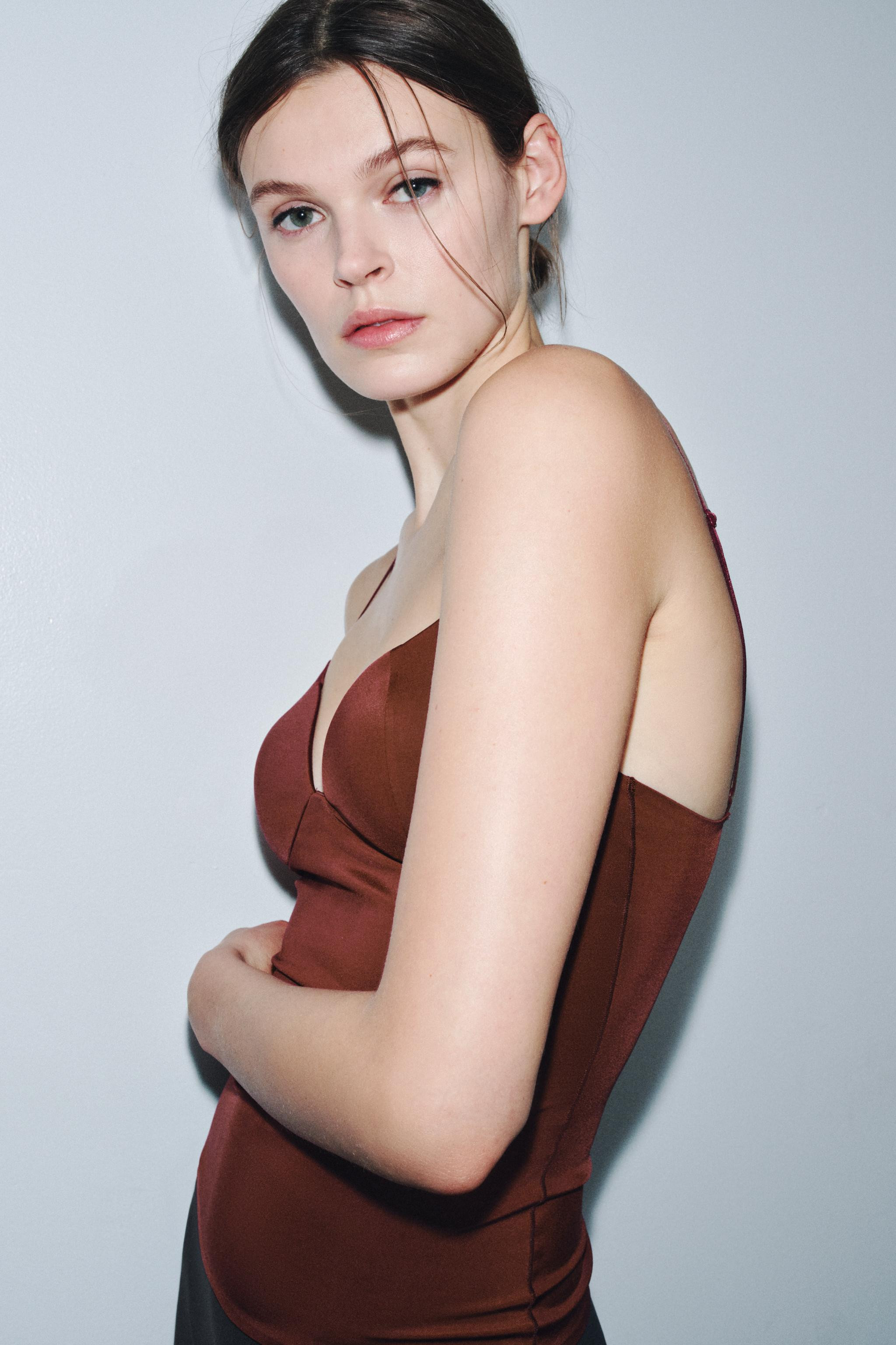 POLYAMIDE BLEND TOP | Zara US