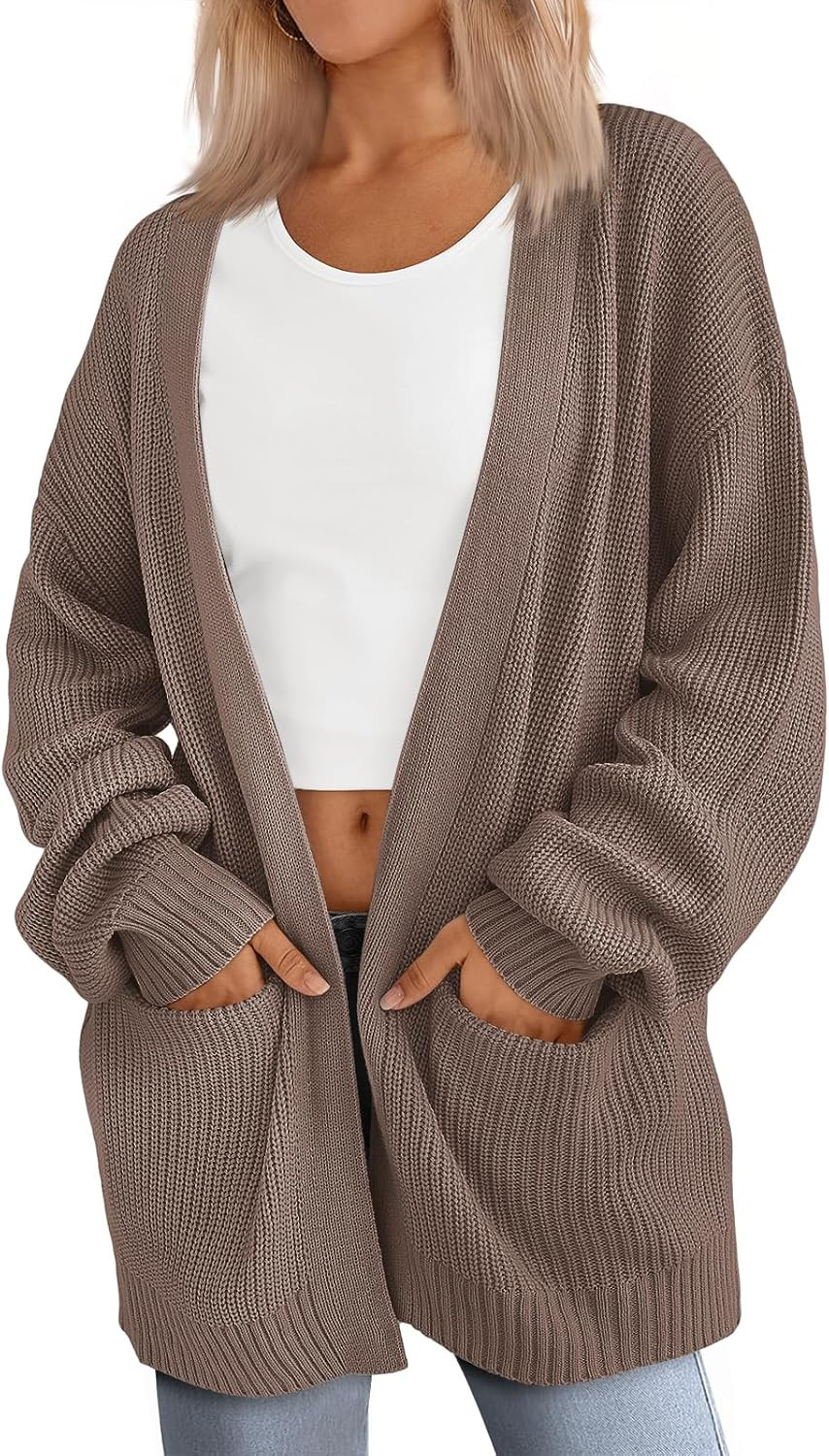 LILLUSORY Oversized Cardigan Sweaters for Women 2026 Fall Fashion Outfits | Amazon (US)