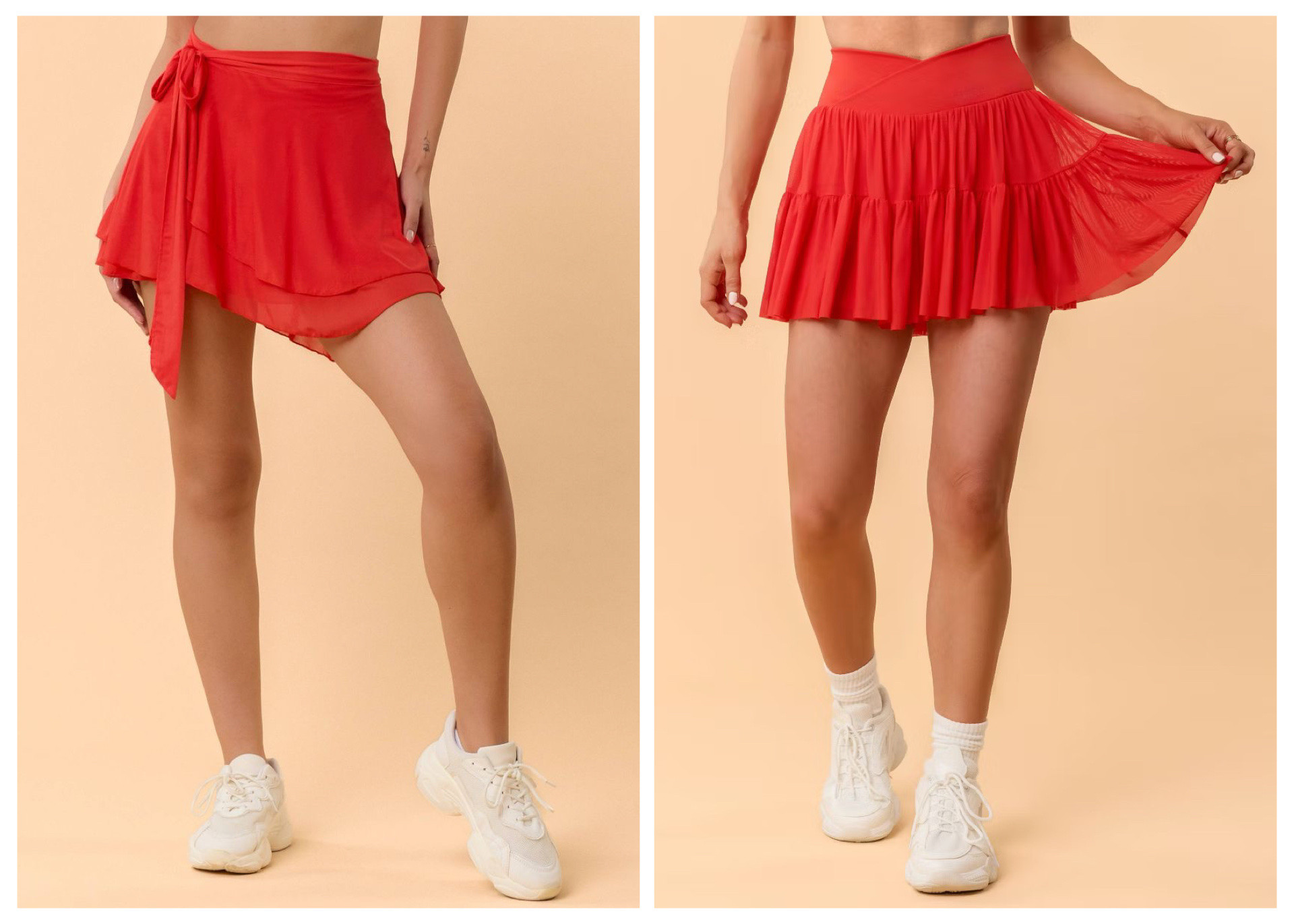Target new arrival, red active skorts 

#LTKootd #LTKFindsUnder50