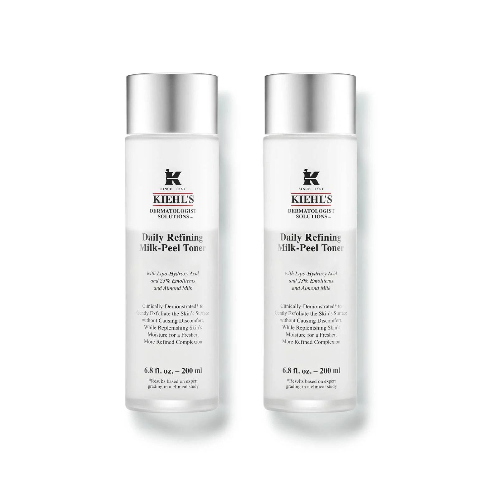 Milk-Peel Gentle Exfoliating Toner 200ml Duo | Kiehl's