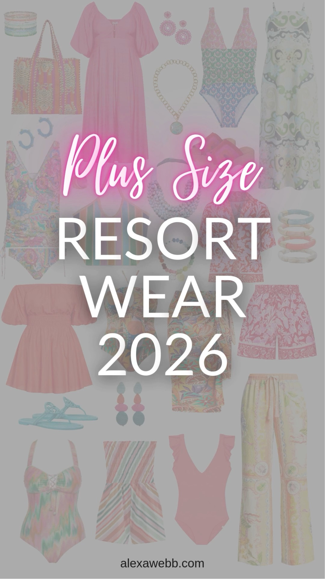 Plus Size Resort Wear for 2026.  Going on vaycay?  Finding plus size swim and tropical outfits are hard to find this time of year!  But, I have been searching and found some super cute items you'll wanna grab before you head south!  Plus size vacation and swimsuits  Alexa Webb #plussize #alexawebb 

#LTKPlusSize #LTKMidsize #LTKSeasonal