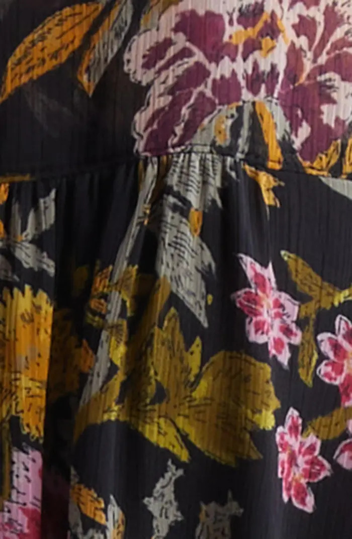 Cinq à Sept Lyra Hannah Floral Long Sleeve Minidress | Nordstrom | Nordstrom