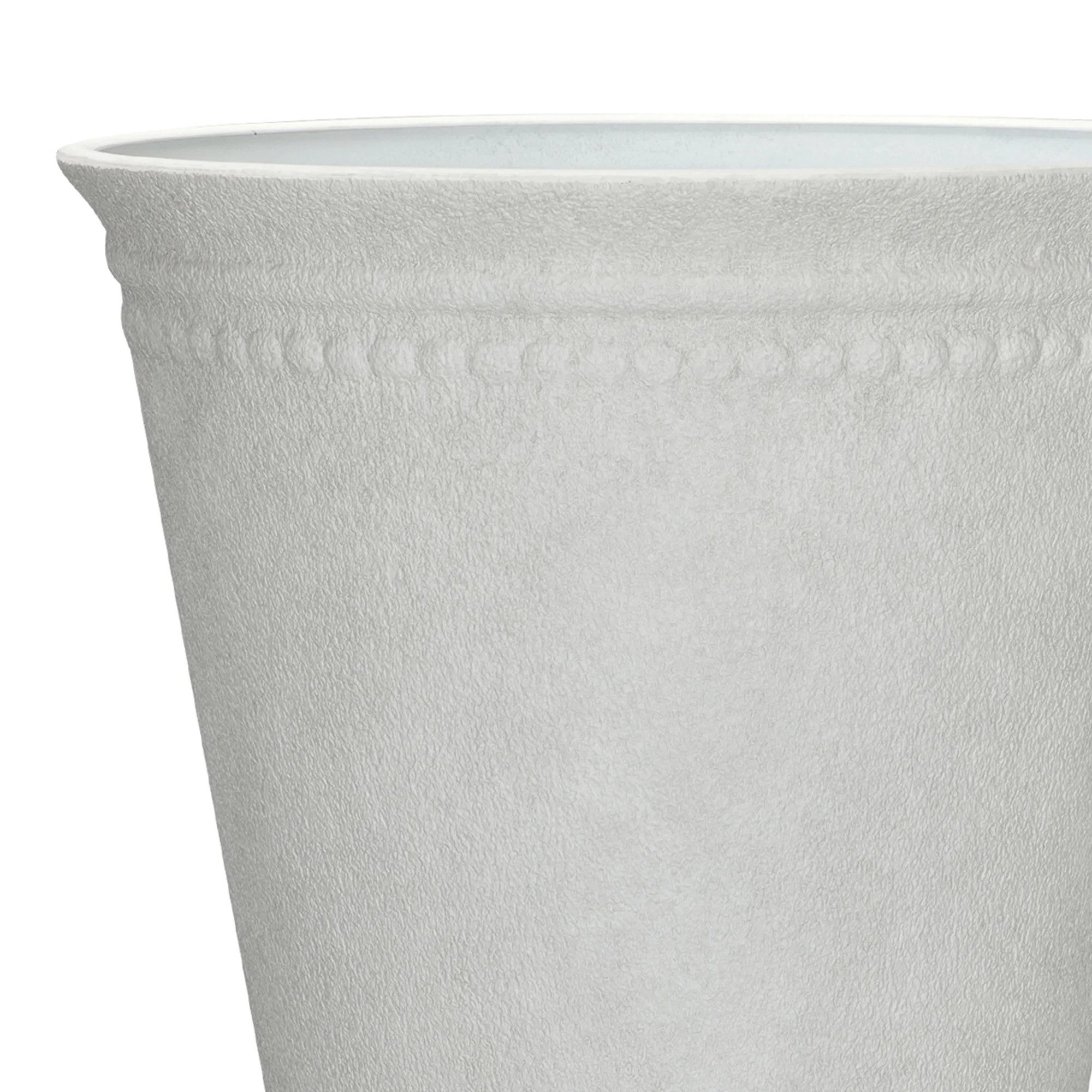 My Texas House Asti Tall White Planter - 16.1'' D x 20.1'' H, 100% Recycled Resin | Walmart (US)