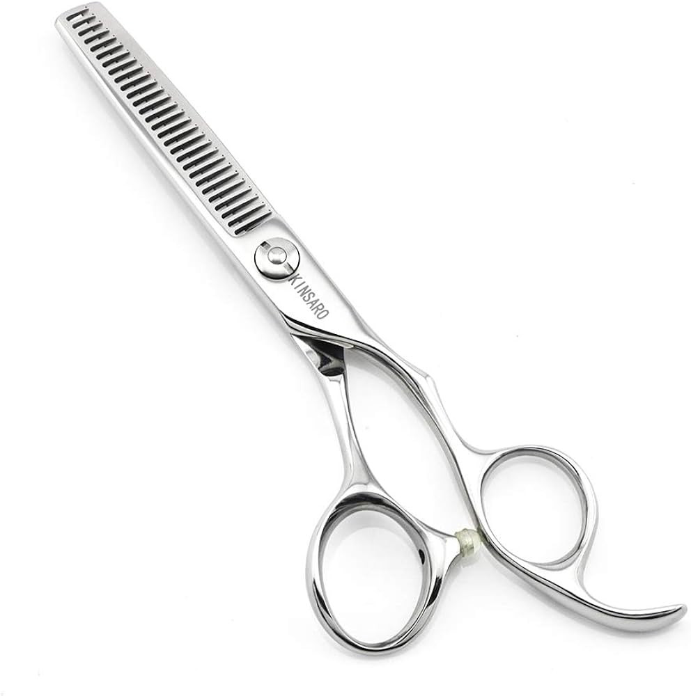 5.5" Barber Hair Scissors Thinning Scissors 440C Professional Thinning Shears Barber Scissors Bar... | Amazon (US)