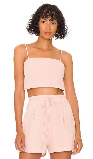 Kelly Top in Pink Clay | Revolve Clothing (Global)