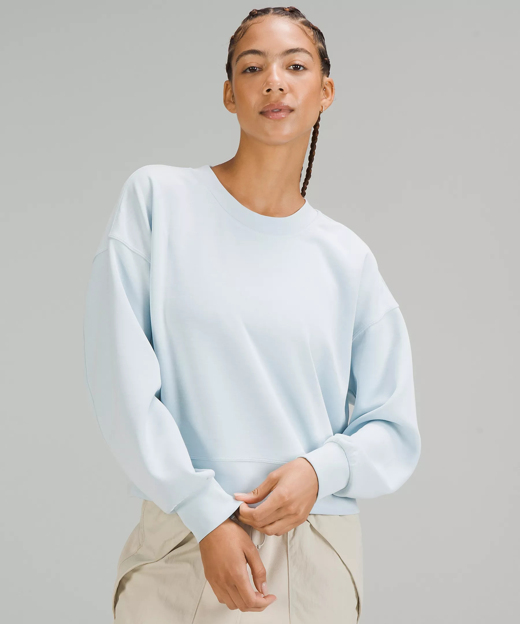 Softstreme Perfectly Oversized Cropped Crew | Lululemon (US)