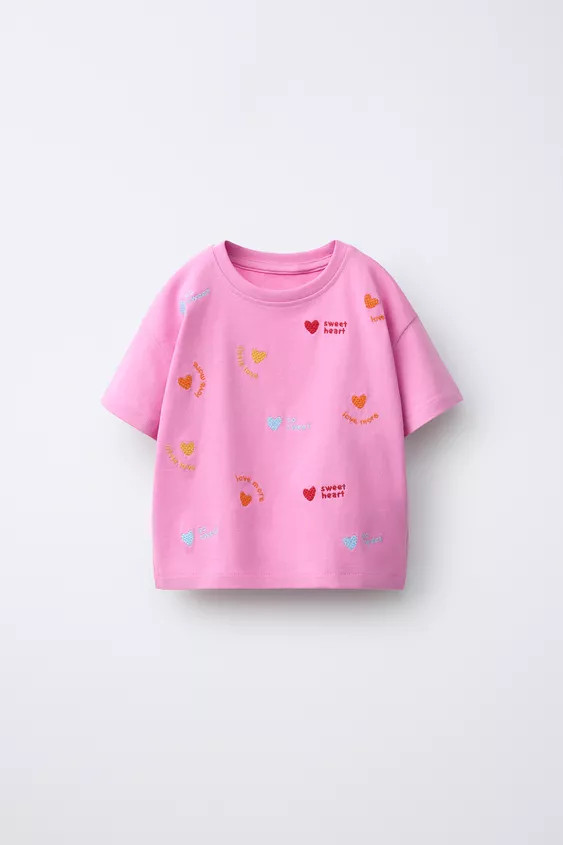 EMBROIDERED T-SHIRT | Zara US