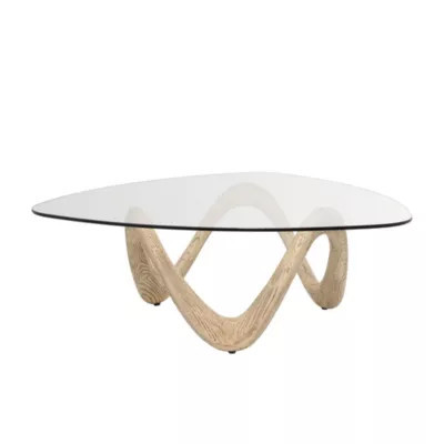 Monroe Lane Contemporary Cement Coffee Table, Beige | Belk