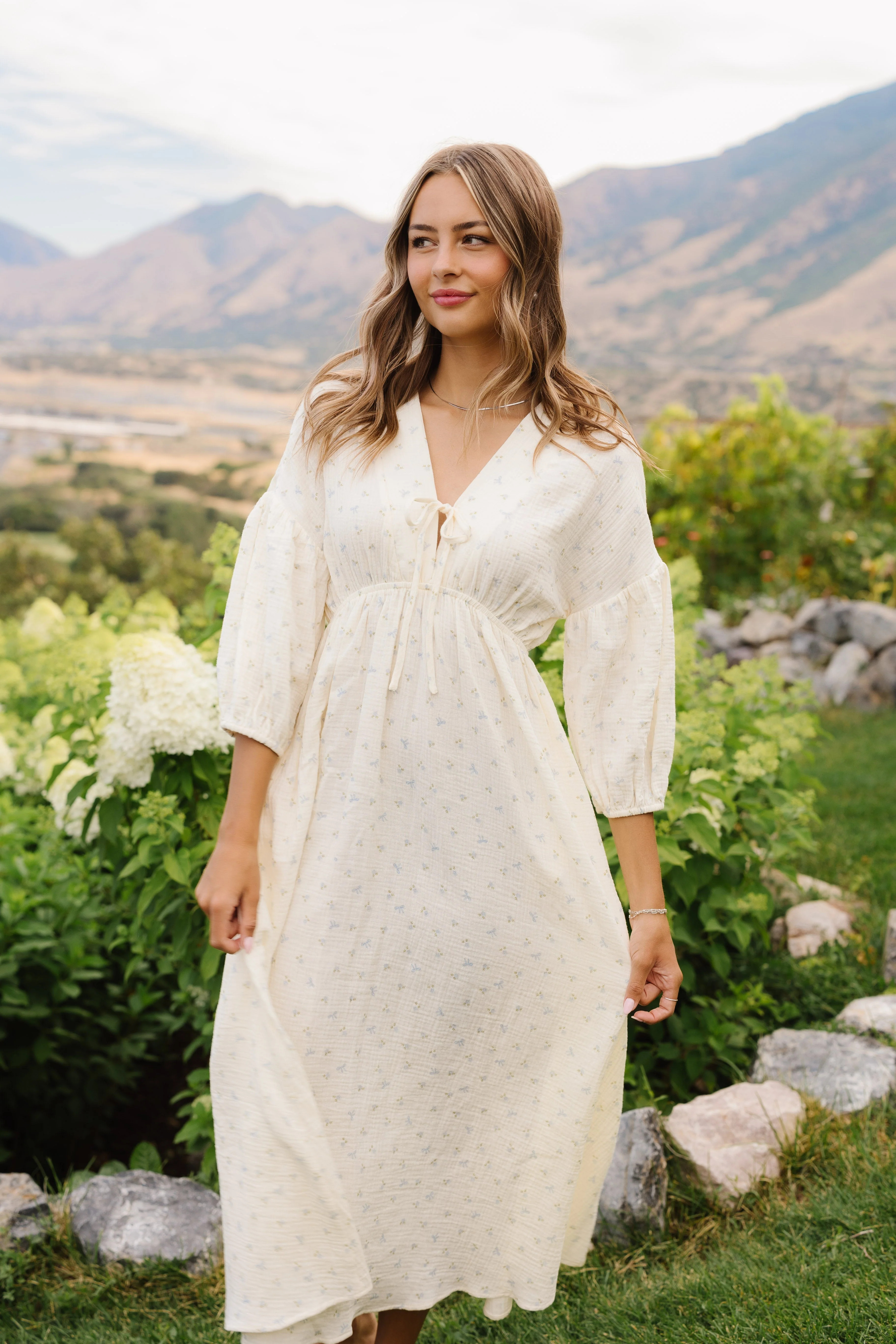 Brass & Roe The Gauze Tie Front Dress | Called To Surf