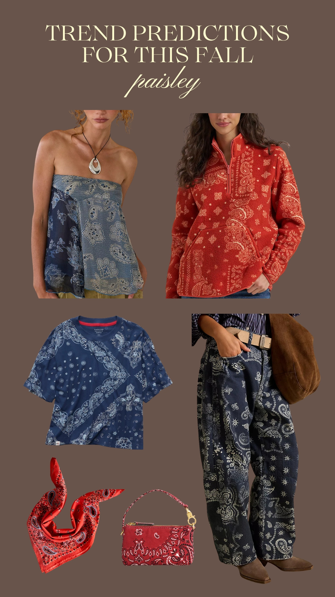 Fall trend predictions: all things paisley!  

 #LTKgrwm #LTKootd #LTKSeasonal
