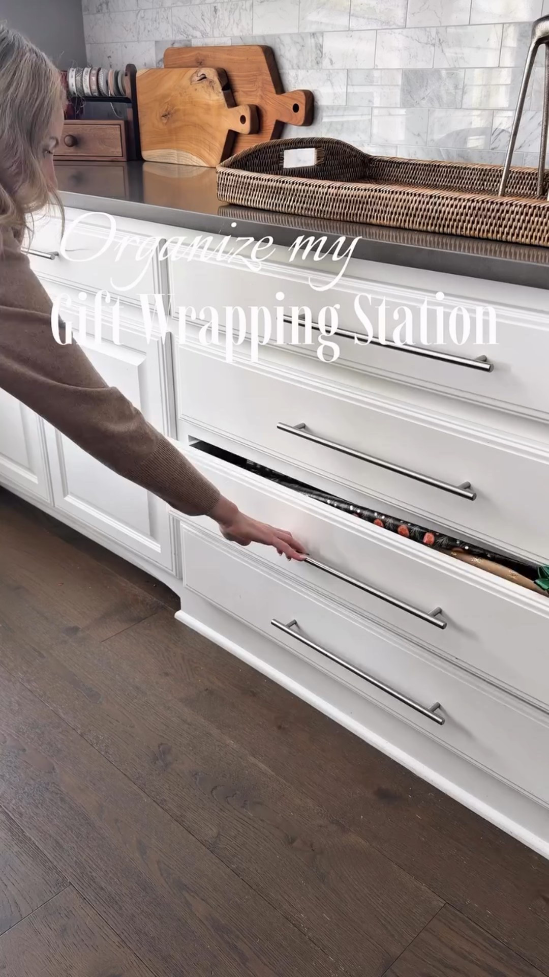 I finally organized my gift wrap station and now I’m actually excited to wrap Christmas presents 🎄🎁

Organizing this drawer makes it so much easier to keep bows, paper, and tags in one place! ❤️

Home organization, holiday decluttering, wrapping presents, gift wrap hacks, time saving Amazon finds #amazonhomefinds #homeorganization #giftwrapping

#LTKHoliday #LTKGiftGuide #LTKHome