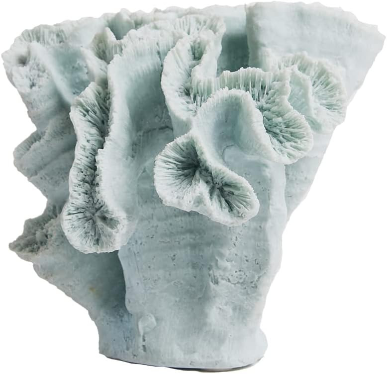 HAUCOZE Ocean Decor Artificial Coral Statue Modern Sculpture Home Gifts Table Centerpiece Crafts ... | Amazon (US)