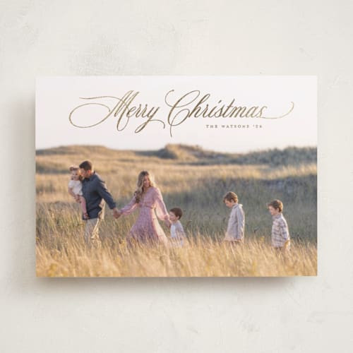 Classically Foil-Pressed Holiday Cards | Minted