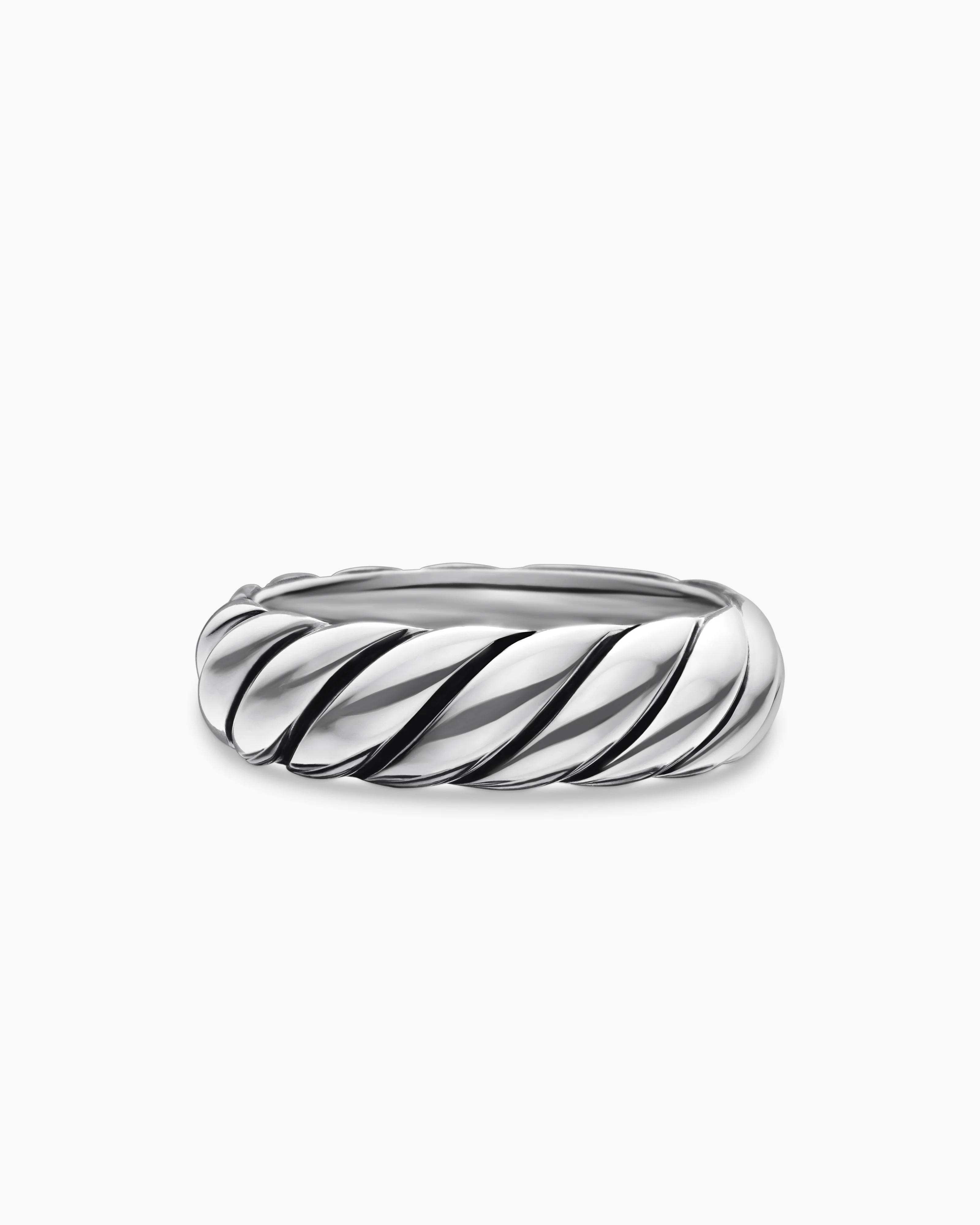 Sculpted Cable Band Ring | David Yurman