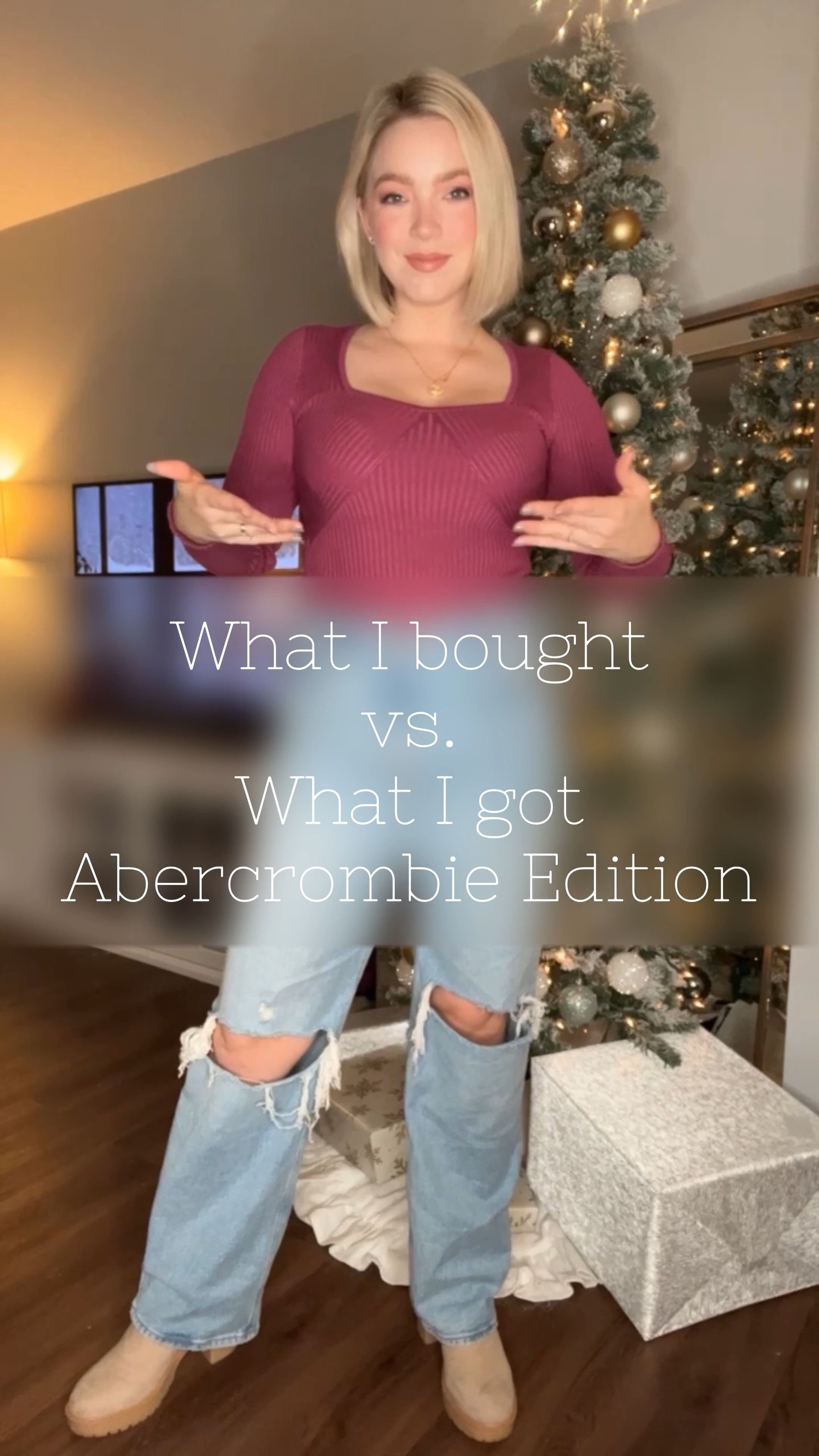 What I bought vs what I got at Abercrombie 

Abercrombie haul, bodysuit, jeans, Christmas outfit, NYE outfit, holiday outfit 

#LTKHoliday #LTKxAF #LTKSeasonal