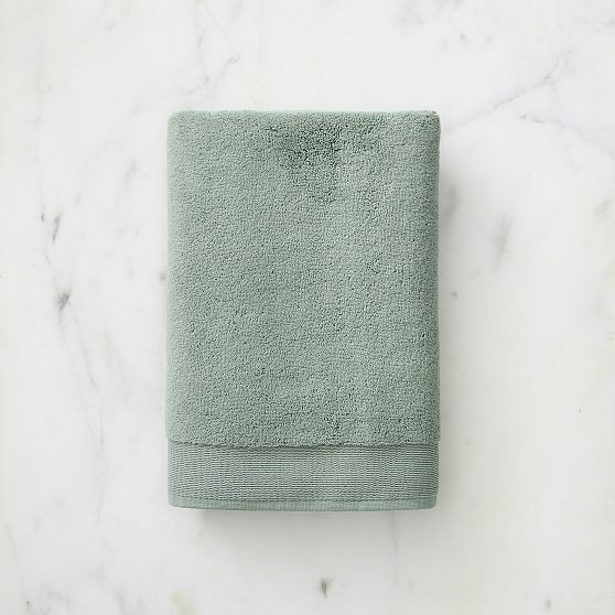 Luxe Fibrosoft Bath Towel, Eucalyptus | West Elm (US)
