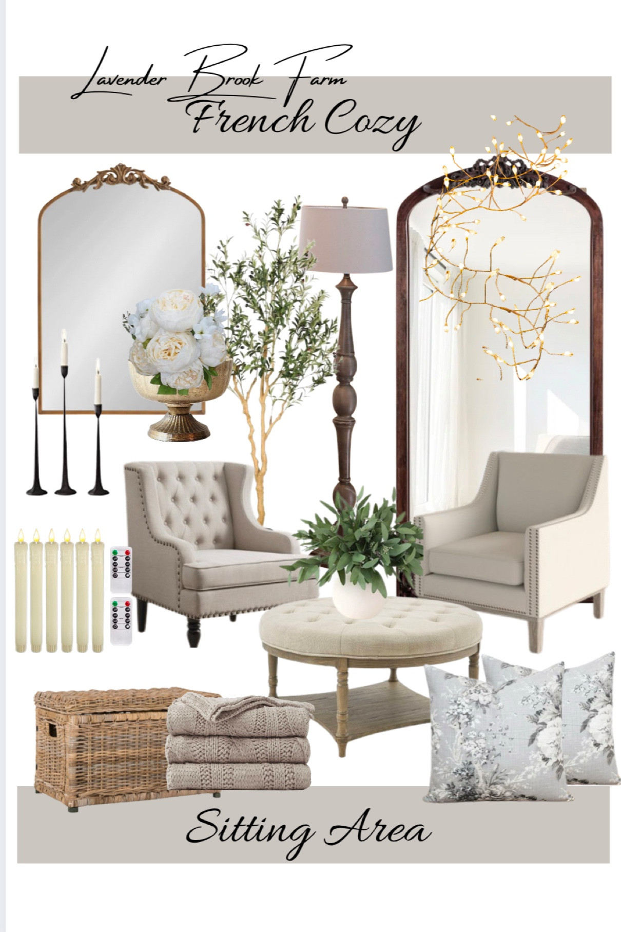 Create a cozy winter corner with a French cozy vibe. 

#LTKHome #LTKSeasonal