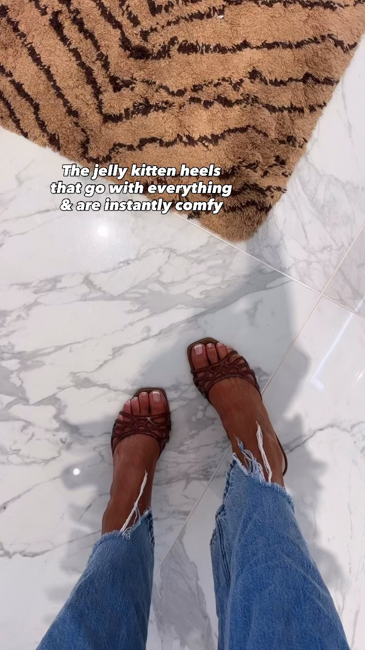 The jelly kitten heel 😍😍😍 