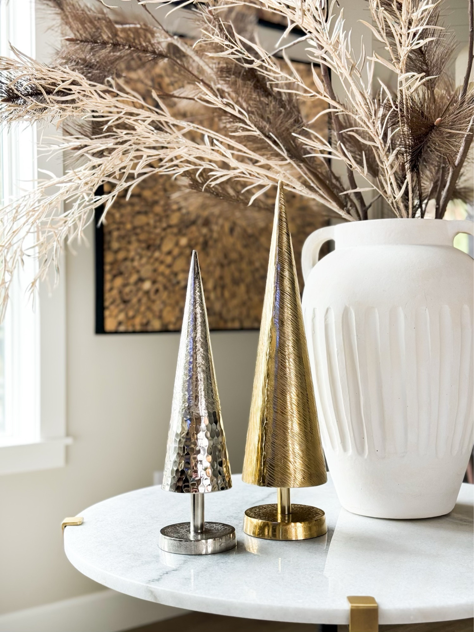 Add a festive touch to your tables this holiday season! ✨ Perfect for gatherings, versatile design, adds warmth to any space. holiday, tree, decor, Christmas, table, vase. 



#LTKFindsUnder50 #LTKSeasonal #LTKHoliday