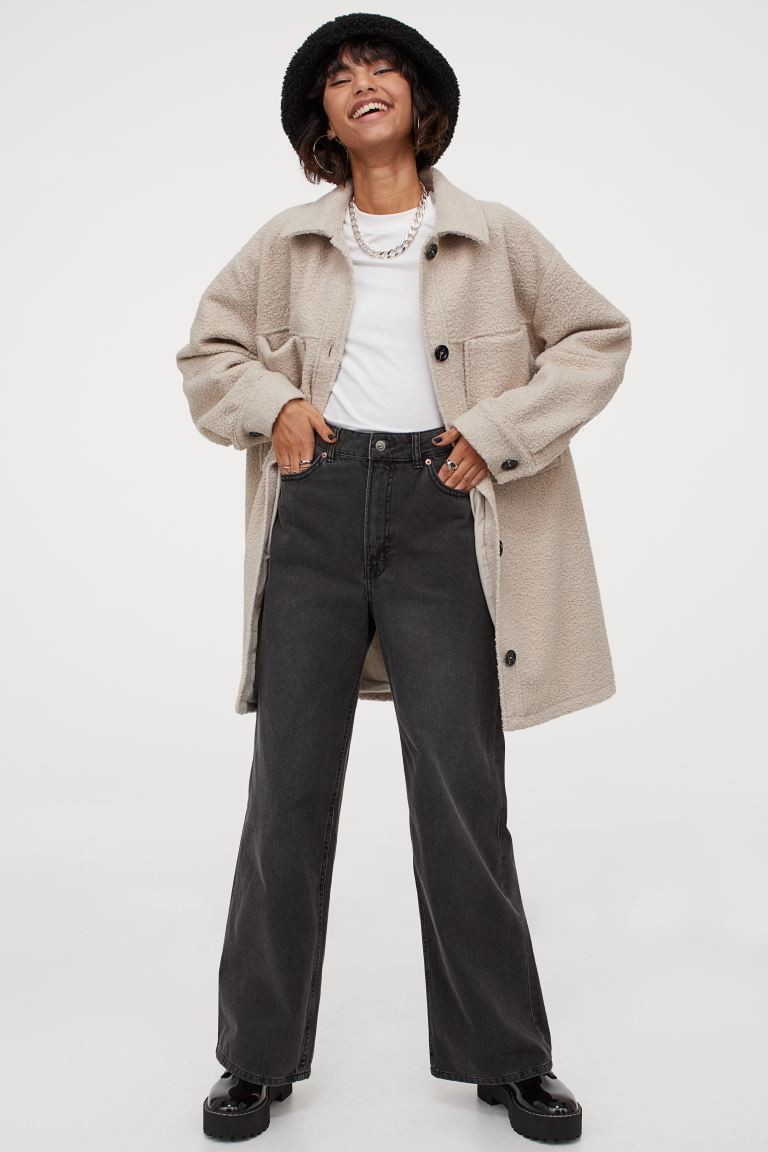 Oversized Shirt Jacket | H&M (US + CA)