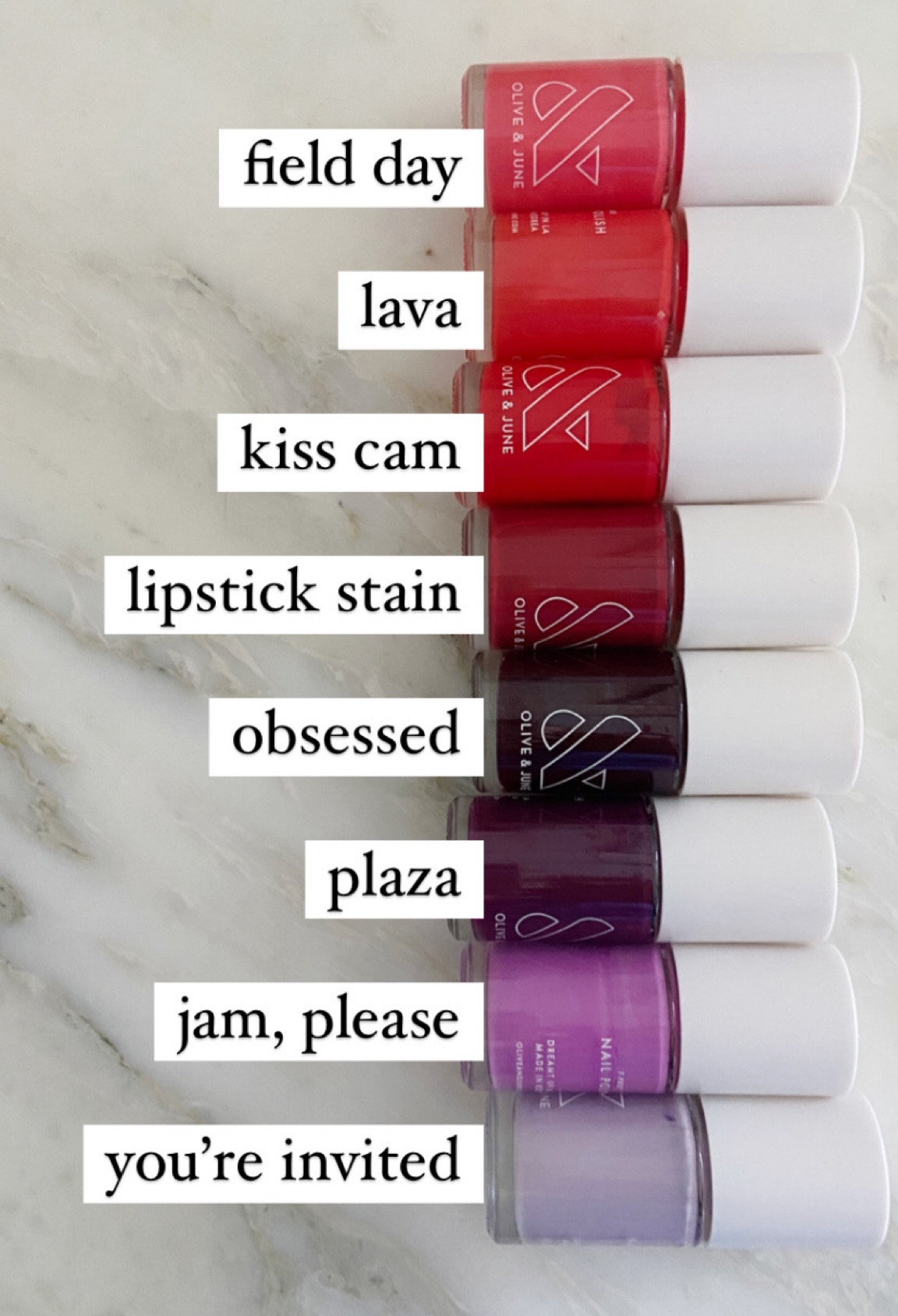 my favorite O&J colors year after year — use code SHINE25 to save 25%

also linking the mani system for if you’re new to olive & june. comes with all the tools you need plus you get to pick your polish colors 

#LTKHolidaySale #LTKCyberWeek #LTKGiftGuide