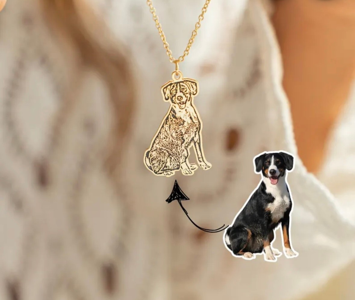 Dog mom gift idea! Get a custom, personalized necklace featuring your pup! Support small business this Christmas!
.
Dogs, dog gifts, dog mom, I love my dog, my dog is my child, shop small, pets, dog lover, dog mom gift idea

#LTKGiftGuide #LTKmomlife #LTKCyberWeek