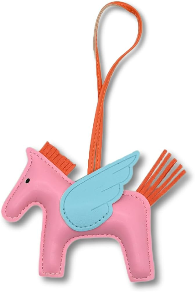Fly Horse Purse Charms Women Cute Designer Keychain Leather Bag Charms for Handbags Tote Bag Acce... | Amazon (US)