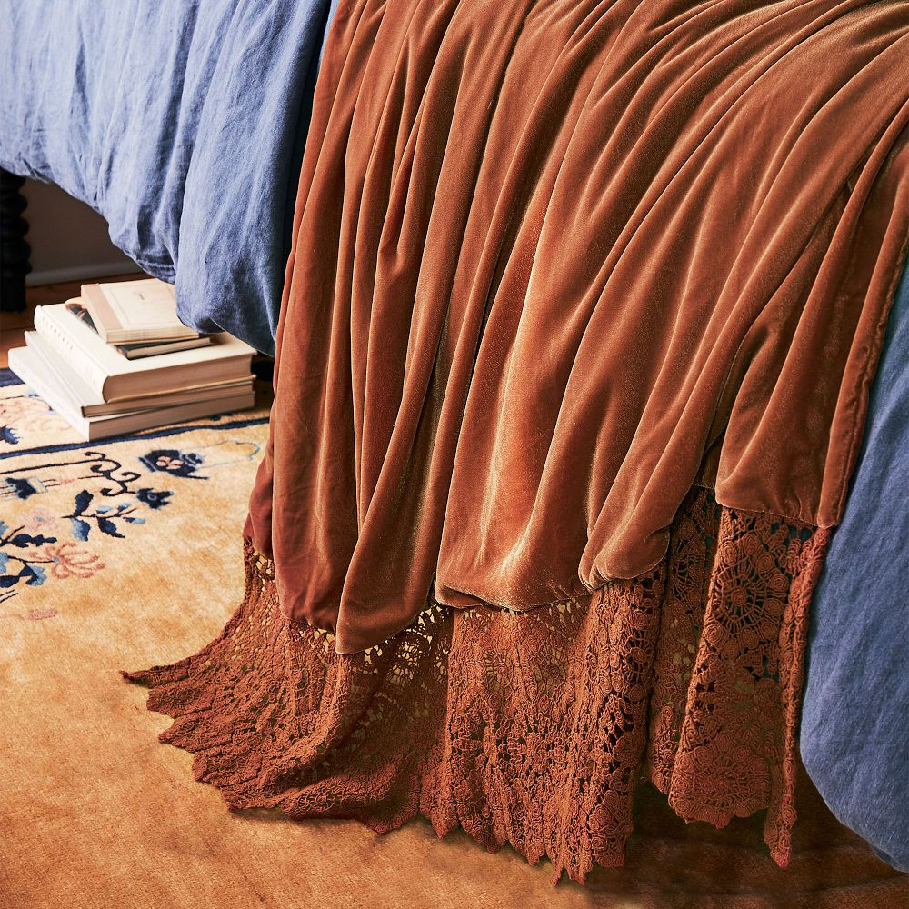 Velvet Crochet Throw | GreenRow