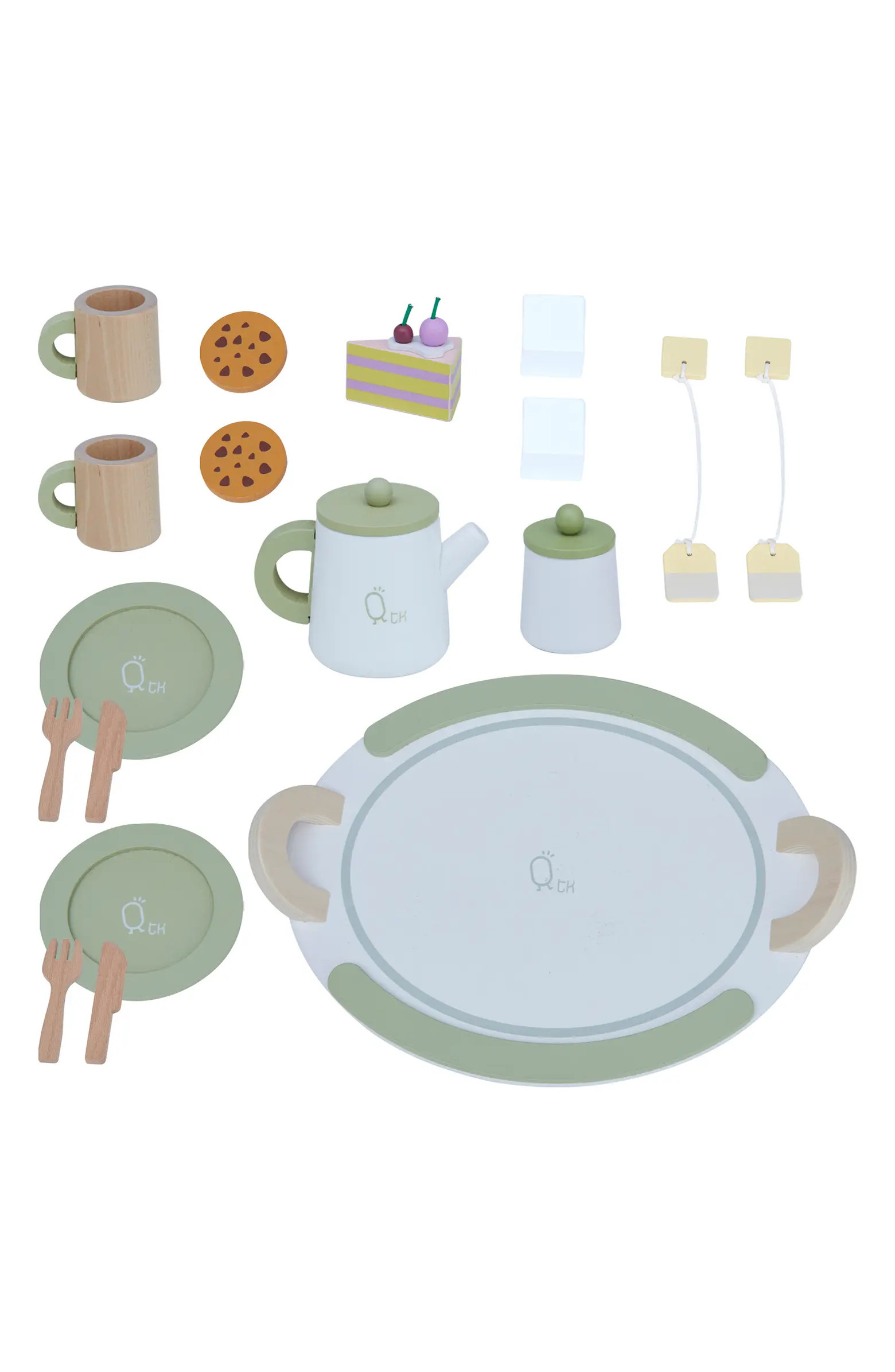 Teamson Kids Little Chef Frankfurt 20-Piece Wood Tea Party Playset | Nordstrom | Nordstrom