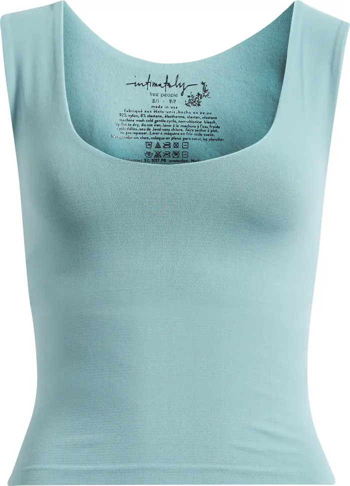 Free People Clean Lines Seamless Crop Muscle Tank | Nordstrom | Nordstrom