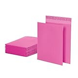 Quality Park Bubble Mailers, 8.25 x 11 Shipping Envelopes, Water Resistant Pink Poly Padded Envelope | Amazon (US)