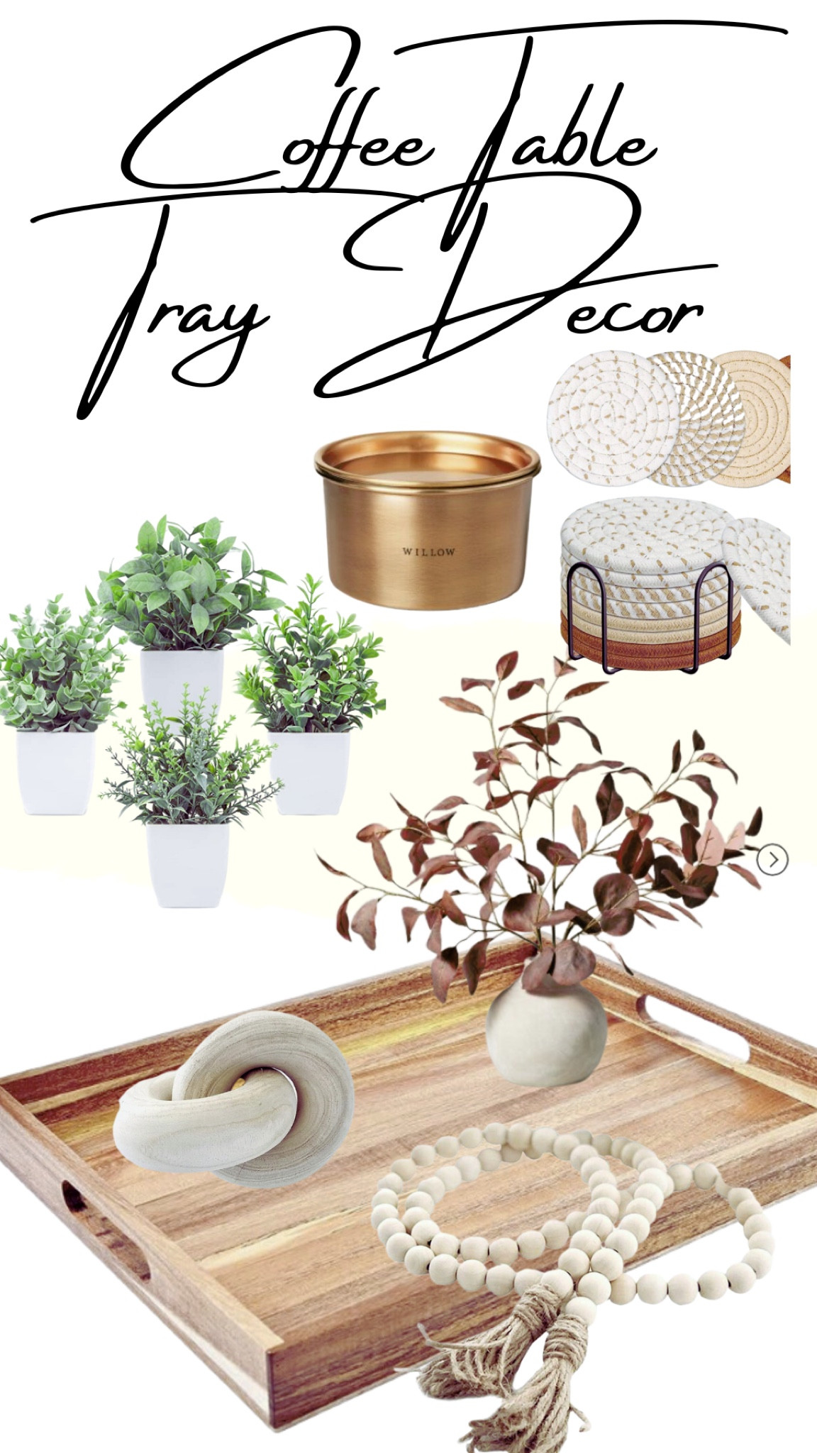 Some ideas for fall tray styling 

#LTKunder100 #LTKSeasonal #LTKhome