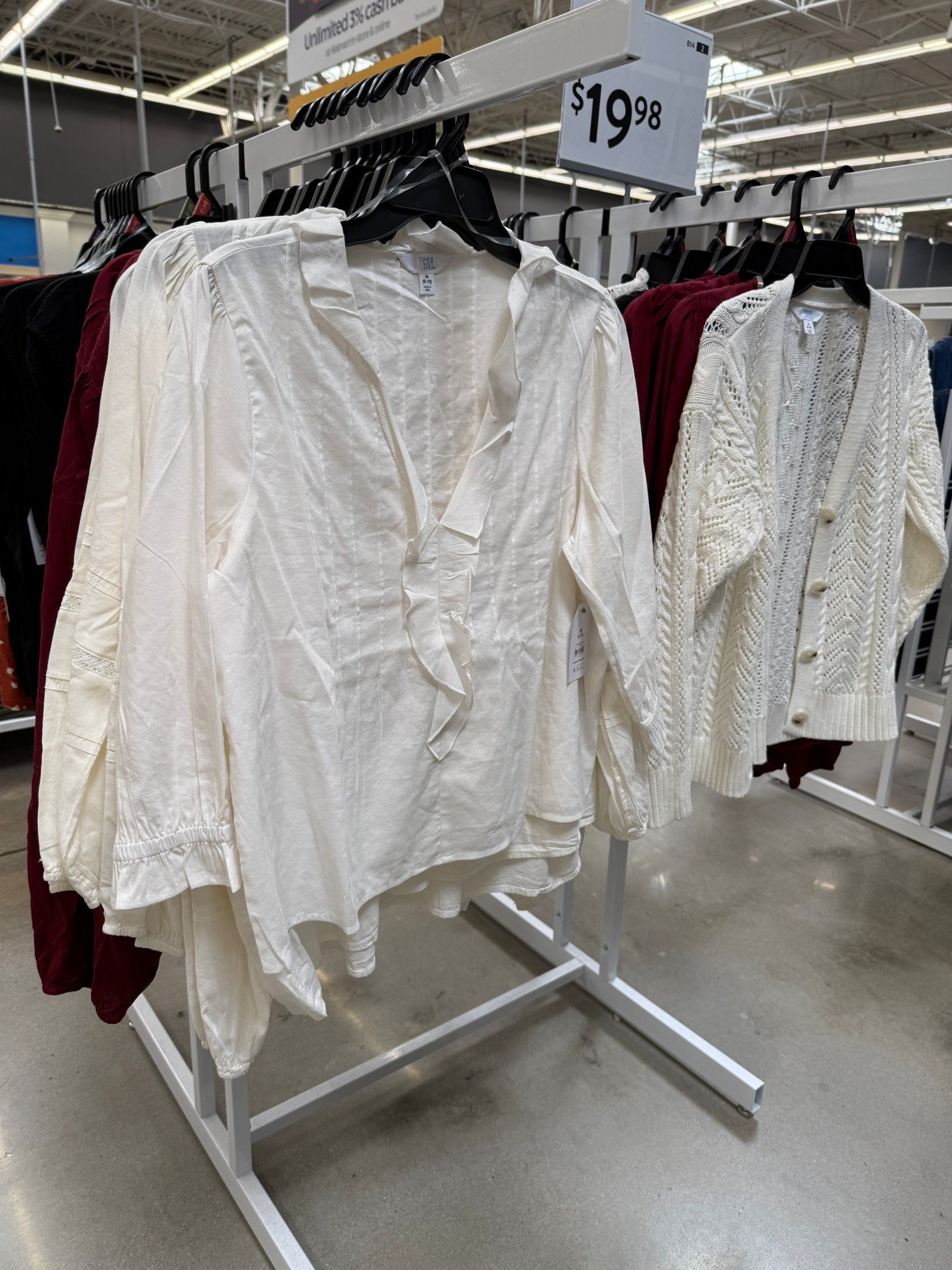 Pretty white top and cardigan by Time and Tru Walmart. 

#blouse #cardigan #walmart

#LTKSaleAlert #LTKWorkwear #LTKFindsUnder50