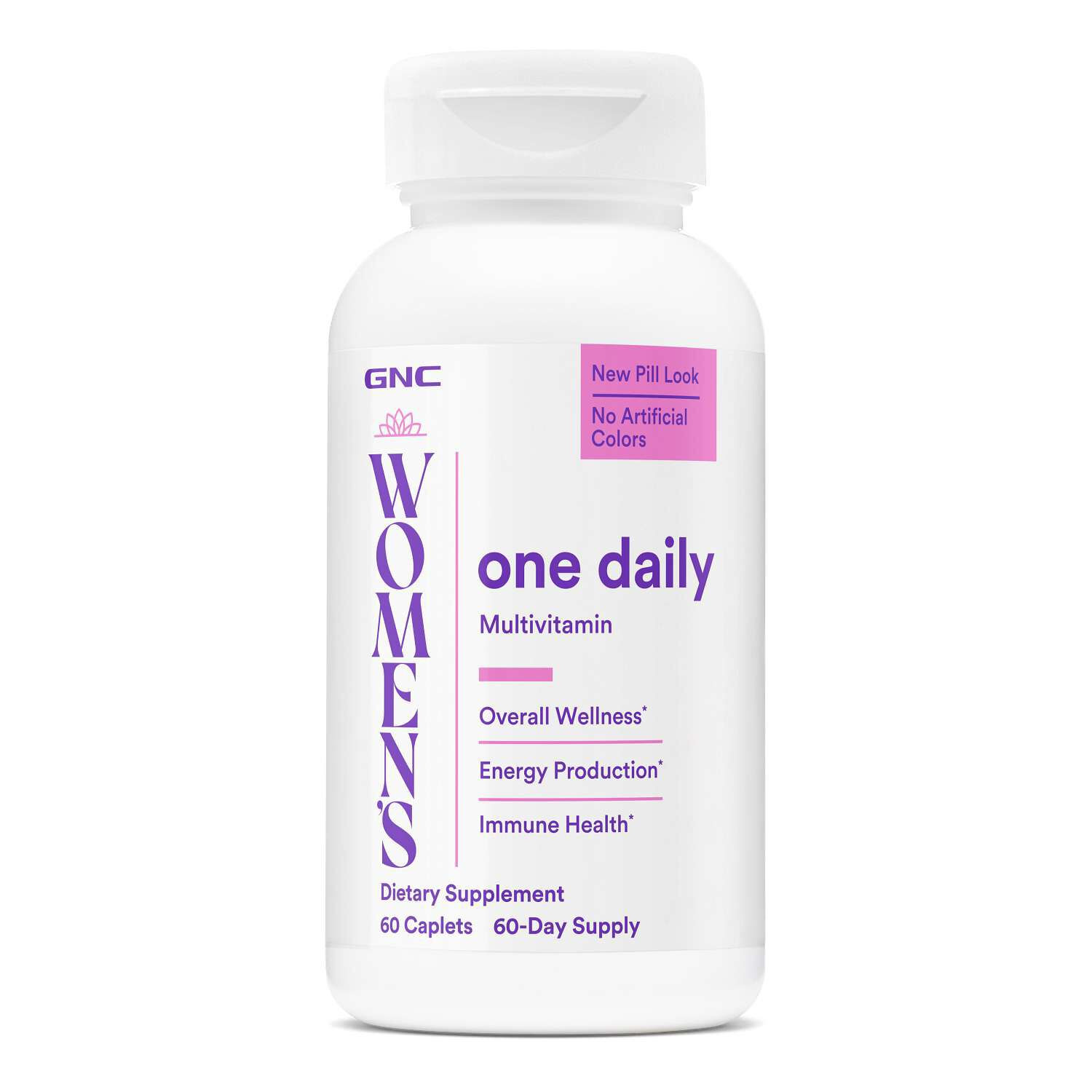 Womens One Daily Multivitamin - 60 Caplets (60 Servings) | GNC