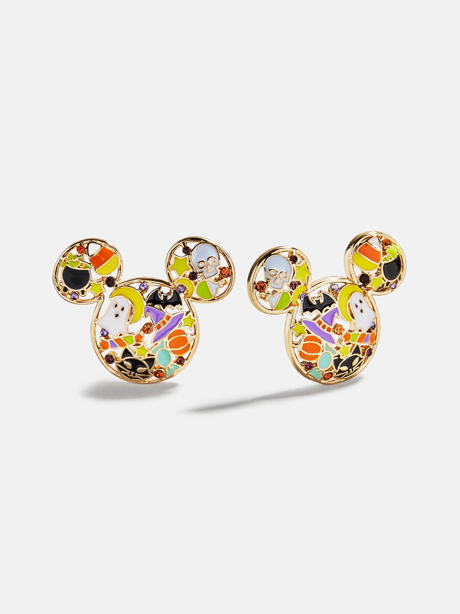 Disney Mickey Mouse Cluster Halloween Earrings - All Hallows' Hue | BaubleBar
