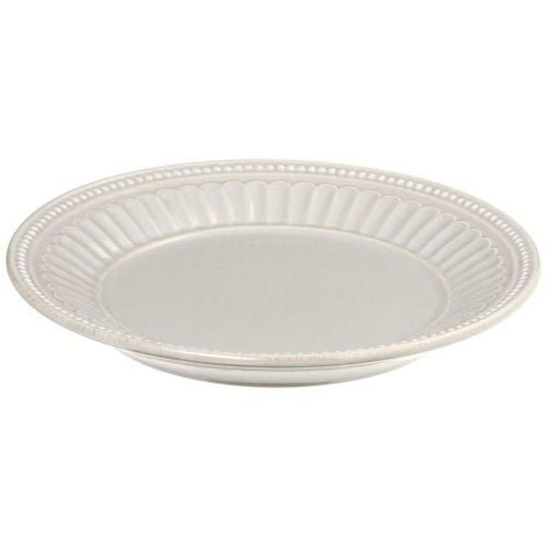 lenox french perle groove white stoneware dessert plate | Walmart (US)