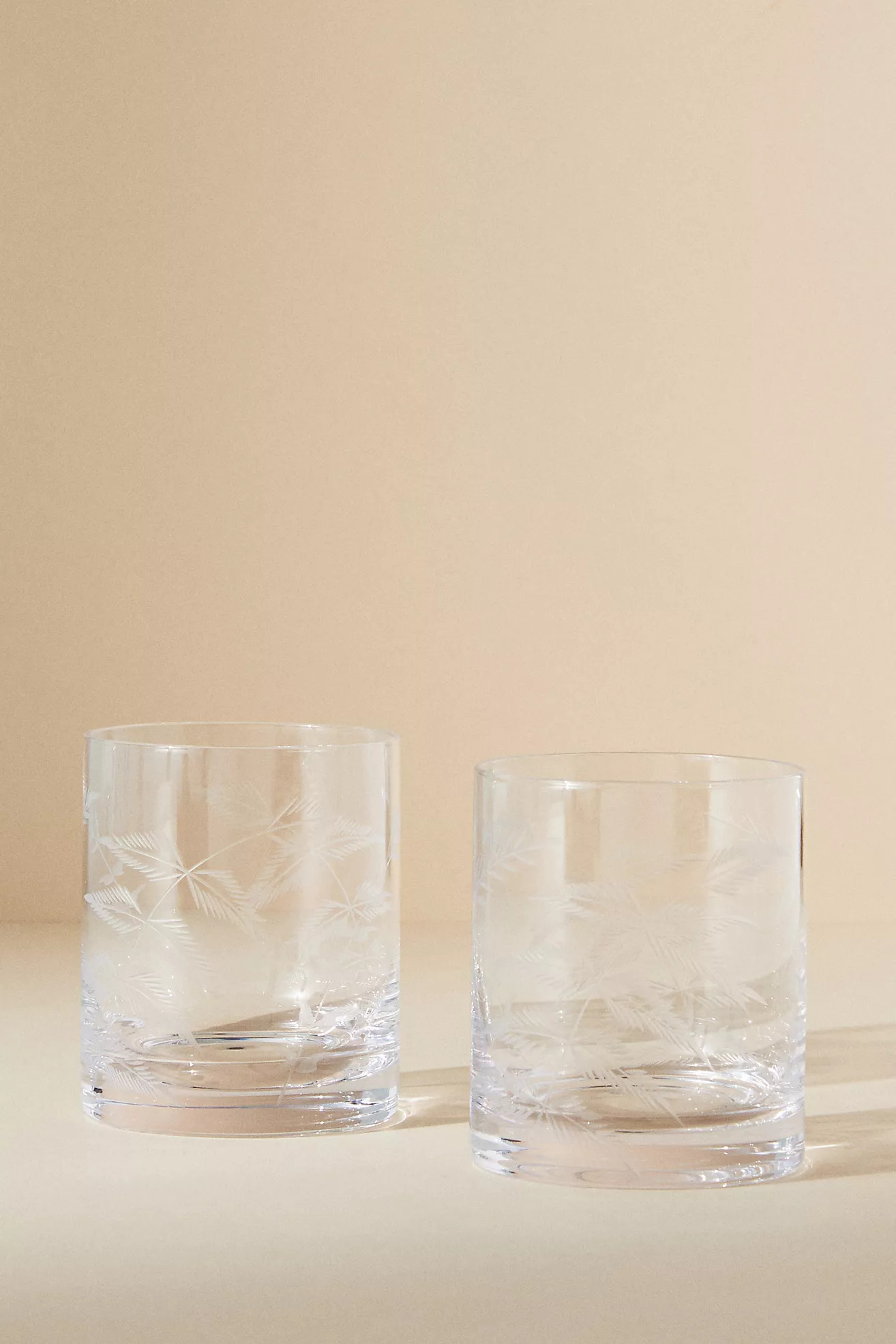 The Vintage List Crystal Old-Fashioned Glasses, Set of 2 | Anthropologie (US)