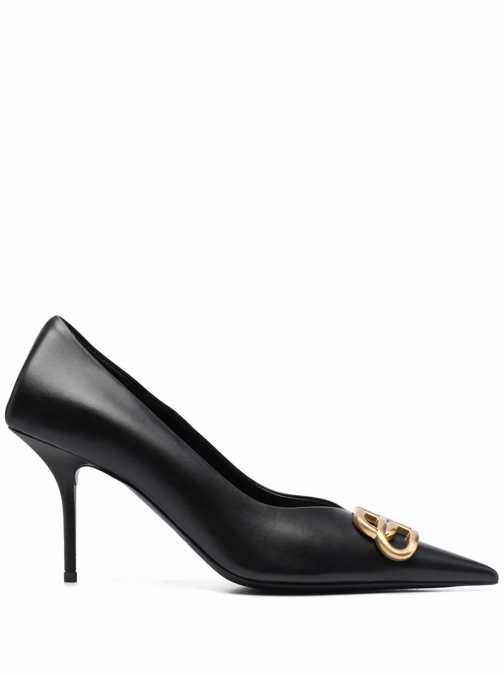 Balenciaga logo-plaque Pumps - Farfetch | Farfetch Global