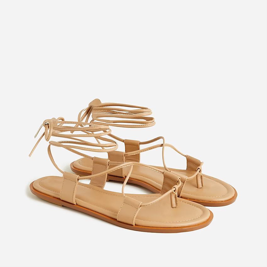 Sorrento lace-up gladiator sandals in leatherItem BE801 
 Reviews
 
 
 
 
 
5 Reviews 
 
 |
 
 
W... | J.Crew US