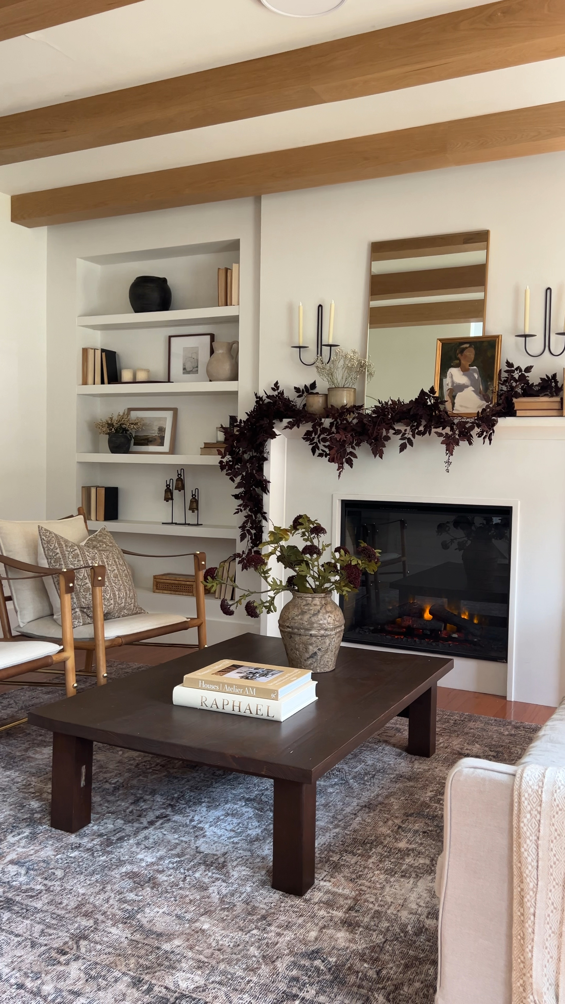 Styling the most gorgeous cimicifuga garland from Afloral! Fall mantel styling , fall decor 

#LTKSeasonal #LTKFindsUnder50