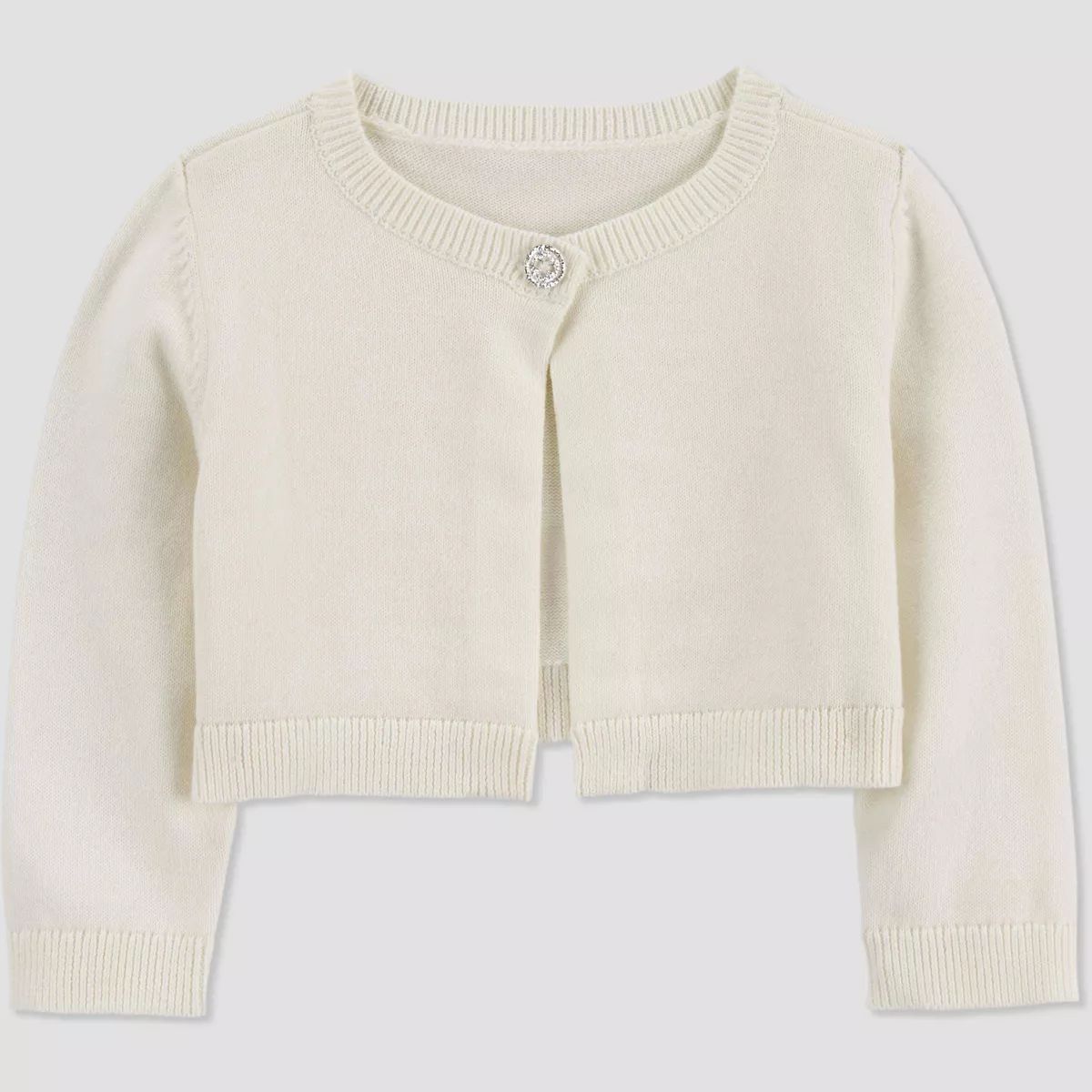 Carter's Just One You® Baby Girls' Cropped Cardigan - Ivory | Target