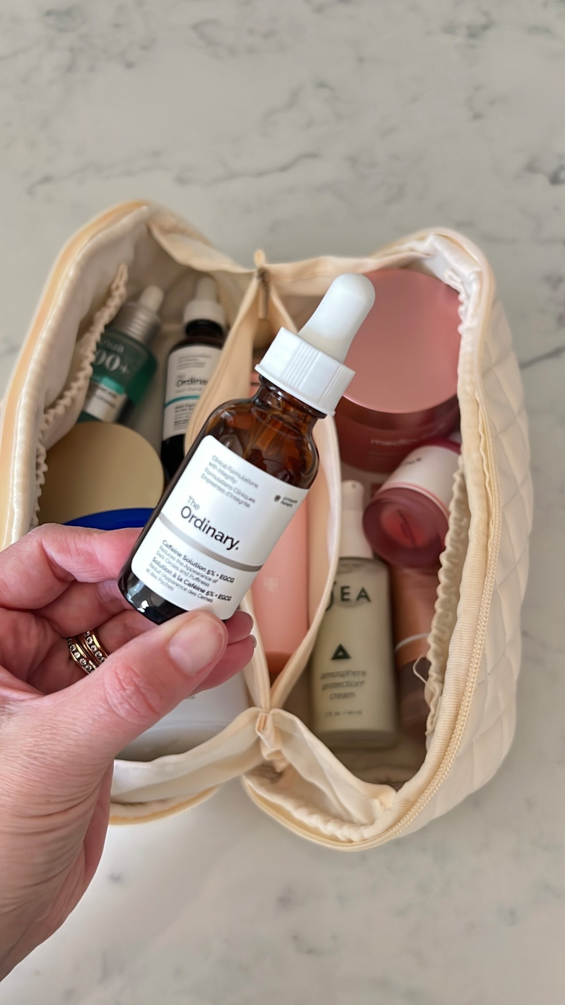 My under-eye rescue! I'm obsessed with how quickly this The Ordinary Caffeine Solution depuffs my eyes. A tiny drop goes a long way!
eye care, depufiing, dark circles, affordable skincare, budget beauty, skincare tips, undereye bags, gift guide for her

#LTKBeauty #LTKFindsUnder50 #LTKSeasonal