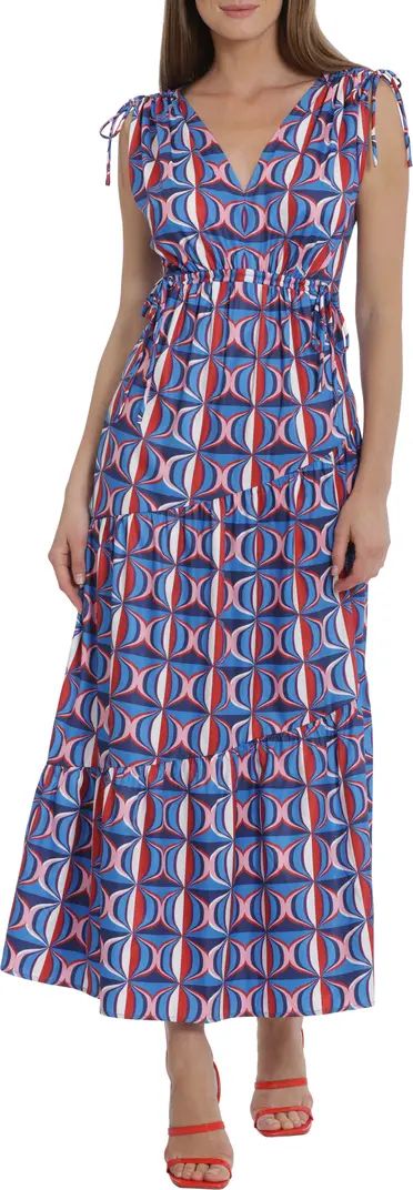 Geo Print Tiered Maxi Dress | Nordstrom Rack